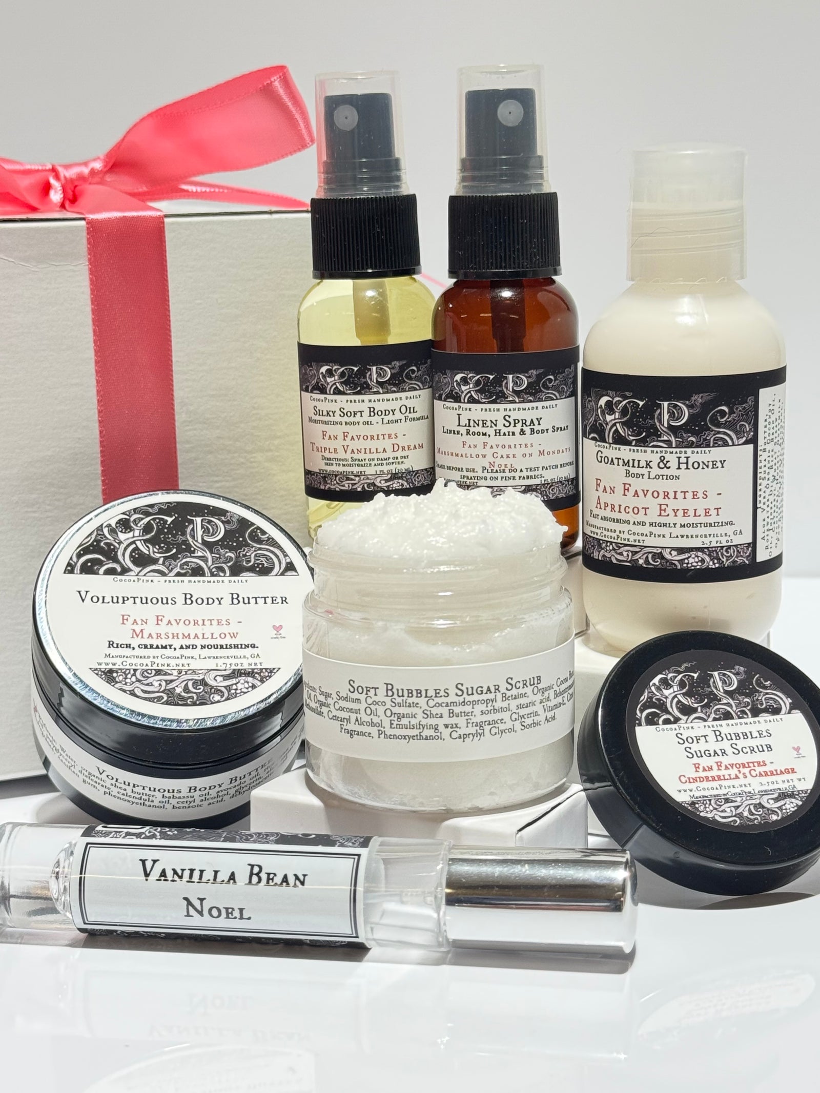 Holiday body care gift set