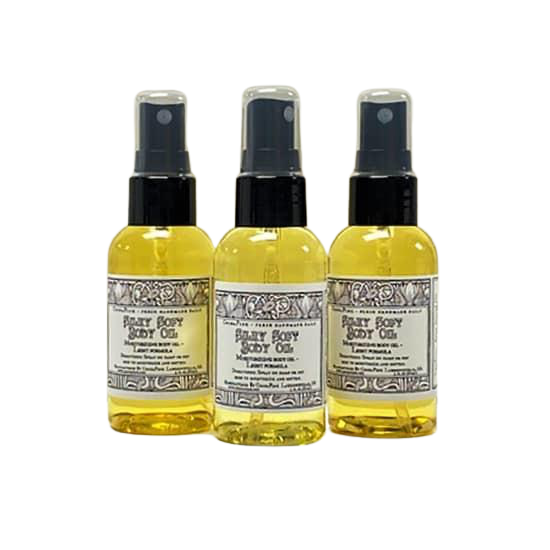 blend of light oils that sink in quickly 